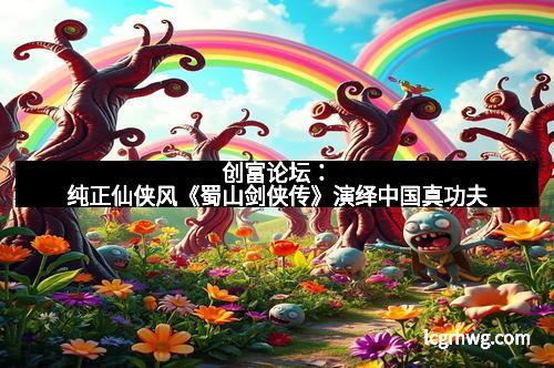 创富论坛：纯正仙侠风《蜀山剑侠传》演绎中国真功夫